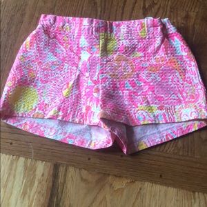 Lilly Pulitzer girls shorts 8 excellent condition